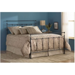 Fbg Winslow Complete Bed w/Aluminum Castings Mahogany Gold Cal King B41157 - All
