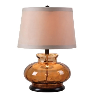 Kenroy Home Alamos Table Lamp Brown Glass 32318Brn - All