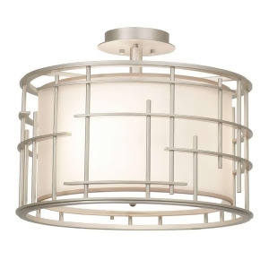 Kalco Atelier 14 Semi Flush Tarnished Silver 6482Ts - All