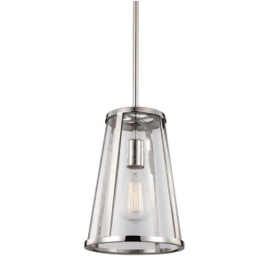 Feiss 1 Mini Pendant Polished Nickel P1287pn - All