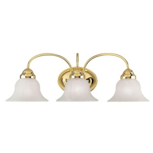 Livex Lighting Edgemont Bath Light in Polished Brass 1533-02 - All