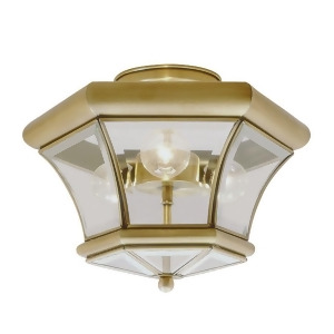 Livex Lighting Monterey Ceiling Mount in Antique Brass 4083-01 - All