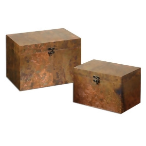 Uttermost Ambrosia Copper Boxes S/2 19827 - All