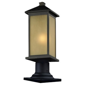 Z-lite Vienna Outdoor Post Lt 8x23.25 Bronze Tinted Seed 548Phmr-533pm-orb - All