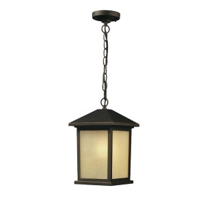 Z-lite Holbrook Outdoor Chain Light 9.5x15.25 Bronze Tint Seed 507Chb-orb - All