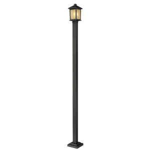 Z-lite Holbrook 1 Lt Outdoor Post 9.25x109 Oil Rubbed Bronze 537Phm-536p-orb - All