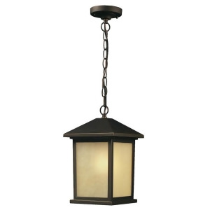 Z-lite Holbrook Outdoor Chain Light 8x13.5 Bronze Tinted Seed 507Chm-orb - All