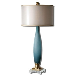 Uttermost Alaia Blue Glass Table Lamp 26582-1 - All