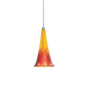 Wac Lighting Passion Yellow Red Pendant Chrome Canopy Chrome Mp-614-yr-ch - All