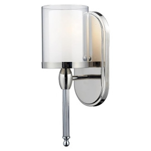 Z-lite Argenta 1 Lt Wall Sconce Chrome Clear Out/Matte Opal In 1908-1S - All