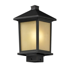 Z-lite Holbrook Outdoor Post Lt 8.125x14 Oil Bronze Tinted Seed 537Phm-orb - All