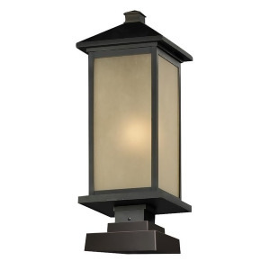Z-lite Vienna Outdoor Post Lt 8x22.5 Bronze Tinted Seed 548Phm-sqpm-orb - All