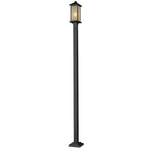 Z-lite Vienna 1 Lt Outdoor Post 9.25x115 Bronze Tinted Seed 548Phm-536p-orb - All