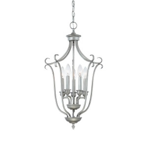 Millennium Lighting Fulton Pendant Rubbed Silver 1335-Rs - All