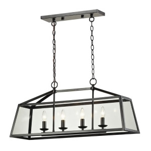 Elk Lighting Alanna Collection 4 Light Pendant in Oil Rubbed Bronze 31508-4 - All