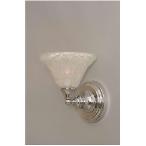 Toltec Lighting Wall Sconce Chrome Finish 7' Italian Bubble Glass 40-Ch-451 - All