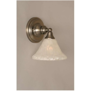 Toltec Lighting Wall Sconce Brushed Nickel 7' Italian Bubble Glass 40-Bn-451 - All