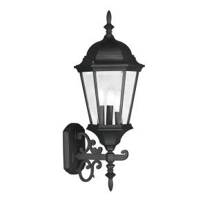 Livex Lighting Hamilton Outdoor Wall Lantern in Black 7561-04 - All