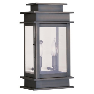 Livex Lighting Princeton Outdoor Wall Lantern in Vintage Pewter 2014-29 - All