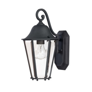 Savoy House Truscott 1 Light Wall Lantern in Black 5-6211-Bk - All