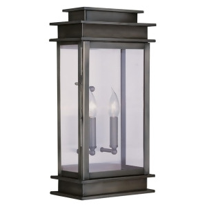 Livex Lighting Princeton Outdoor Wall Lantern in Vintage Pewter 2018-29 - All