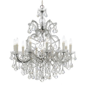 Crystorama Maria Theresa 11 Light Crystal Spectra Chandelier 4438-Ch-cl-saq - All