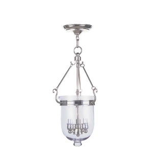 Livex Lighting Jefferson Chain Hang in Polished Nickel 5063-35 - All