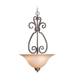 Craftmade Sheridan 3 Light Inverted Pendant Forged Metal 22023-Fm - All