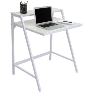 Lumisource 2-Tier Desk White Ofd-tm-2tierw - All