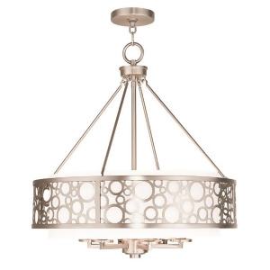 Livex Lighting Avalon Chandeliers Brushed Nickel 86796-91 - All