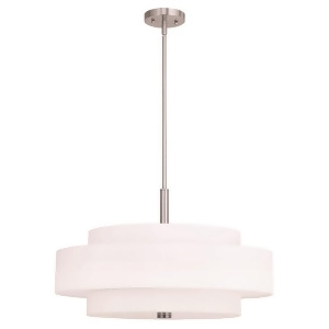 Livex Lighting Meridian Pendants Brushed Nickel 50875-91 - All