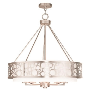 Livex Lighting Avalon Chandeliers Brushed Nickel 86798-91 - All