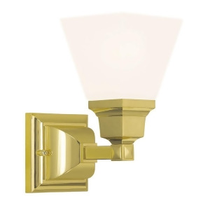 Livex Lighting Mission Wall Sconces Polished Brass 1031-02 - All