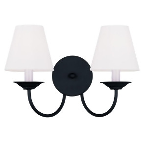 Livex Lighting Mendham Wall Sconce in Black 5272-04 - All