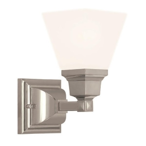 Livex Lighting Mission Wall Sconces Polished Nickel 1031-35 - All