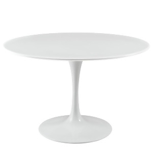 Modway Furniture Lippa 47 Wood Top Dining Table White Eei-1118-whi - All