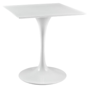 Modway Furniture Lippa 28 Square Wood Top Dining Table White Eei-1123-whi - All