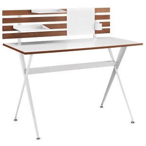 Modway Furniture Knack Wood Office Desk Cherry Eei-1326-chr - All