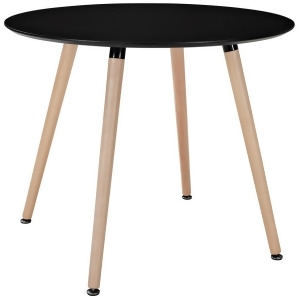 Modway Furniture Track Circular Dining Table Black Eei-1055-blk - All