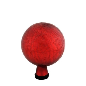 Achla Gazing Ball 6 Red Crackle G6-rd-c - All