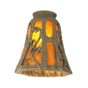 Meyda Lighting Ivy Lantern Shade Amber 21249 - All