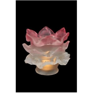 Meyda Lighting Pink/White Tier Glass 15666 - All