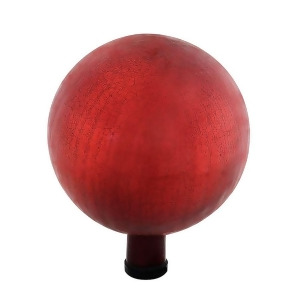 Achla Gazing Ball 10 Red Crackle G10-rd-c - All