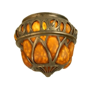 Meyda Lighting Gothic Crown Shade Amber 22071 - All