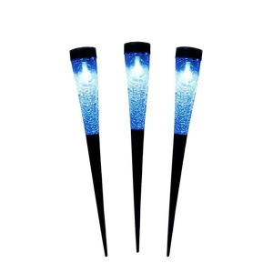 Achla Solar Cones Light Blue 3Pk Sl-sc02lb - All
