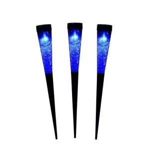 Achla Solar Cones Dark Blue 3Pk Sl-sc02db - All