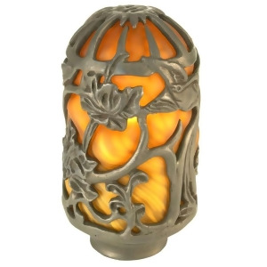 Meyda Lighting Floral Lantern Shade Amber 21258 - All