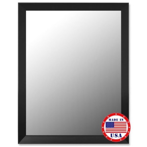 Hitchcock Butterfield 35 X 45 Angle Iron Black Framed Wall Mirror 332203 - All