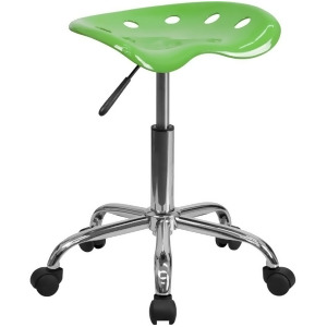 Flash Furniture Green Plastic Stool Lime Lf-214a-spicylime-gg - All