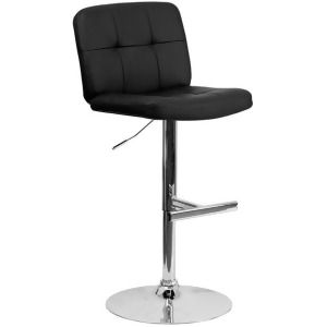 Flash Furniture Black Contemporary Barstool Black Ds-829-bk-gg - All